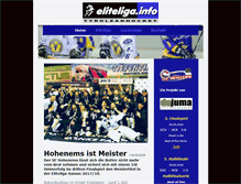 Tablet Screenshot of eliteliga.info